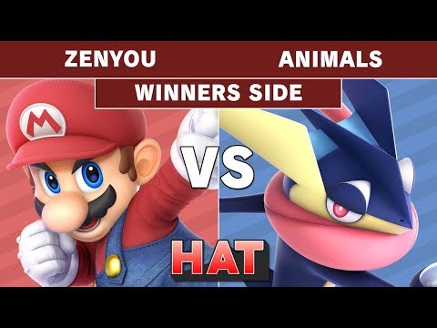 HAT 77 - Zenyou (Mario) Vs. animals (Greninja) Winners Side - Smash Ultimate