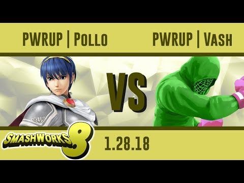 PWRUP | Pollo (Marth) vs PWRUP | Vash (Little Mac) - SW8 - Wii U