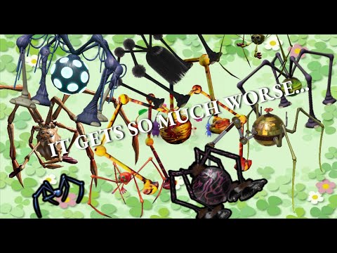 The Biology of The Arachnorb and Dweevil Families From the Pikmin Series.