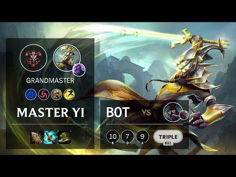 Master Yi Bot vs Caitlyn - EUW Grandmaster Patch 10.5
