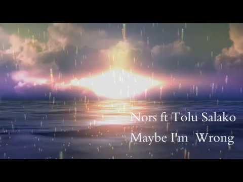 I'm Wrong ( Maybe) Nors ft Tolu Salako Lyrics by BRANDON HAYGOOD