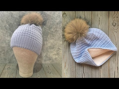 ВЯЖЕМ ПОДКЛАД К МЕРИНОСОВОЙ ШАПКЕ. ЧАСТЬ 2