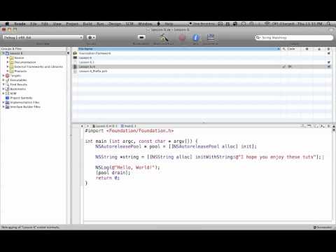 Objective-C on the Mac L6 - NSString