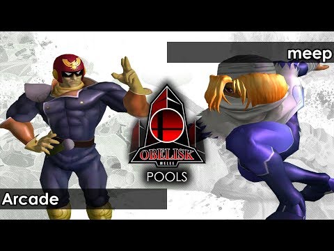 Melee: Arcade (Captain Falcon) V meep (Sheik) - Obelisk 83 Tournament SSBM