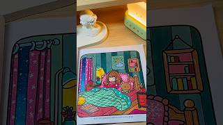 Available on Amazon🛒 Cozy up, turn the page, and escape into a dreamy story🌙#coloringbook #coloring