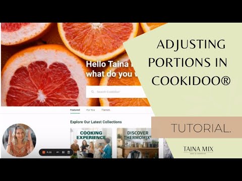 Adjust Serving Portions