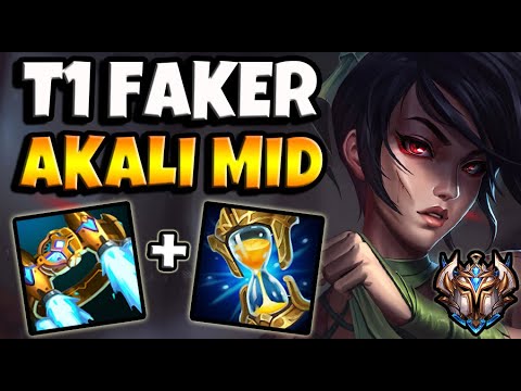 T1 Faker AKALI vs LUCIAN [ MID ] Patch 11.13 Korea Challenger ✅