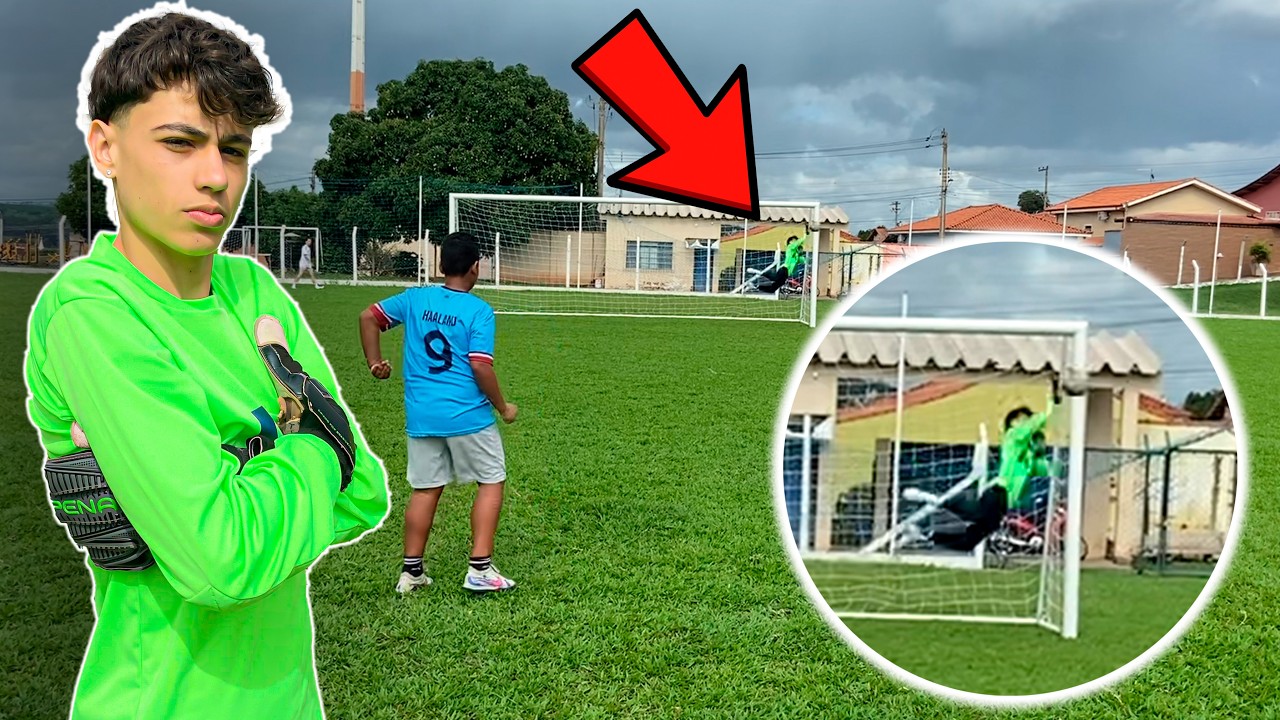 TESTAMOS O GIGANTE como GOLEIRO do SEGUE O JOGO