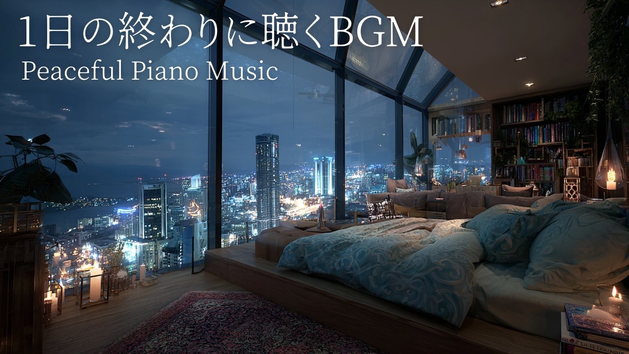 【夜に聴くピアノBGM】途中広告なし｜自律神経を整えるピアノ｜睡眠導入音楽｜心を落ち着かせる前向きで心地よいメロディー🌿432Hzの周波数