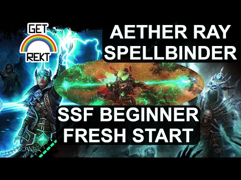 [HC] GD Beginner SSF - Albrecht's Aether Ray Spellbinder - Part 7: Ultimate Act 6 to Act 7 Vanguard