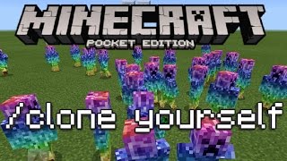 Minecraft PE - How To Clone Yourself! (1.0.0) Get Your Own Clone Tutorial!
