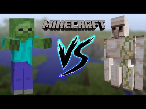 Plyut - Zombies vs Iron Golems - Epic Minecraft Battle