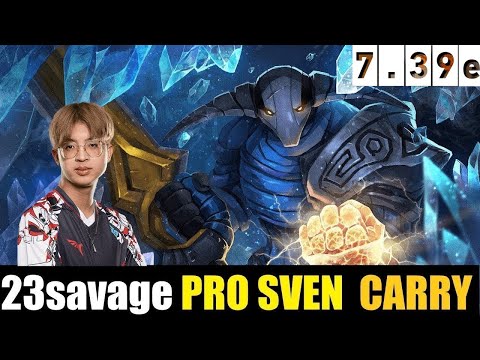 🤯23savage [SVEN] CARRY 7.39e DOTA 2 HIGHEST MMR MATCH#dota2   #dota2gameplay  #23savage