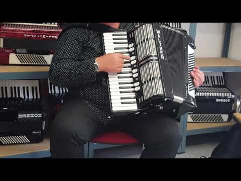 Klangprobe Akkordeon Walther Meisterklasse 374 Made in Italy Ballone Burini