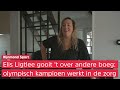 Olympisch kampioene Elis Ligtlee werkt nu in de zorg