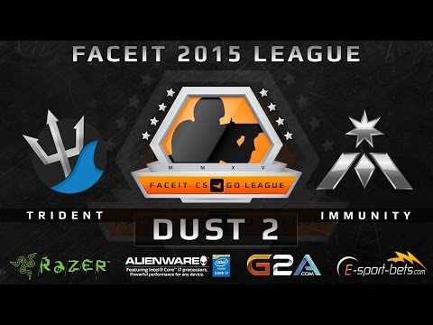 TRIDENT vs Immunity - dust 2 (FACEIT 2015 League)