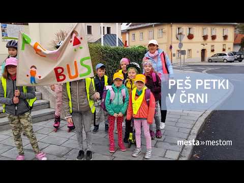 Mesta mestom – Pešbus in Bicivlak v Črni na Koroškem