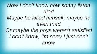 18082 Phil Ochs - The Ballad Of Sonny Liston Lyrics