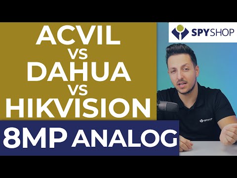 Comparație camere analog 8MP | Acvil VS Dahua VS Hikvision
