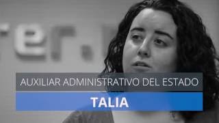 Talia ha entrado en la bolsa de empleo de Auxiliar administrativo del Estado Talia ha entrado en la bolsa de empleo de Auxiliar administrativo del Estado
