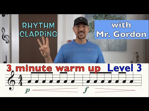 HOW TO READ MUSIC - LEVEL 3 - Dynamics - Rhythm Clapping with Mr. Gordon