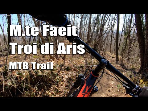 Monte Faeit - Troi di Aris - Orange - Troi des cascades MTB Trail