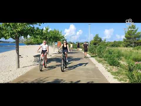 Vodice Srima Old City Beach  Croatia  September Walk Around The City Chorwacja Wrzesień Wakacje.