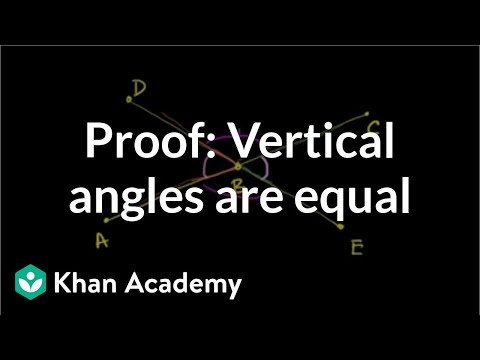 Vertical angles