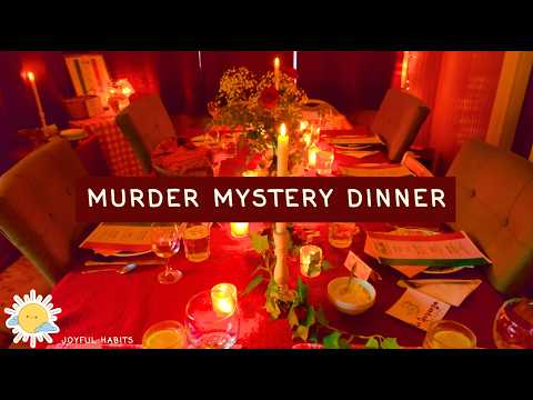 How to Host a Murder Mystery Dinner Party Game Spooky Italian Restaurant- Step by Step Instructions!