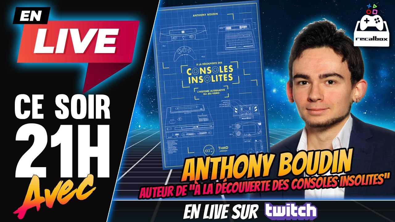 "À la découverte des consoles insolites”, avec Anthony Boudin (Third Editions) !!