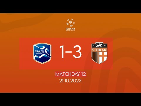 IDBank Premier League. Matchday 12. FC BKMA - FC Shirak (21.10.2023)
