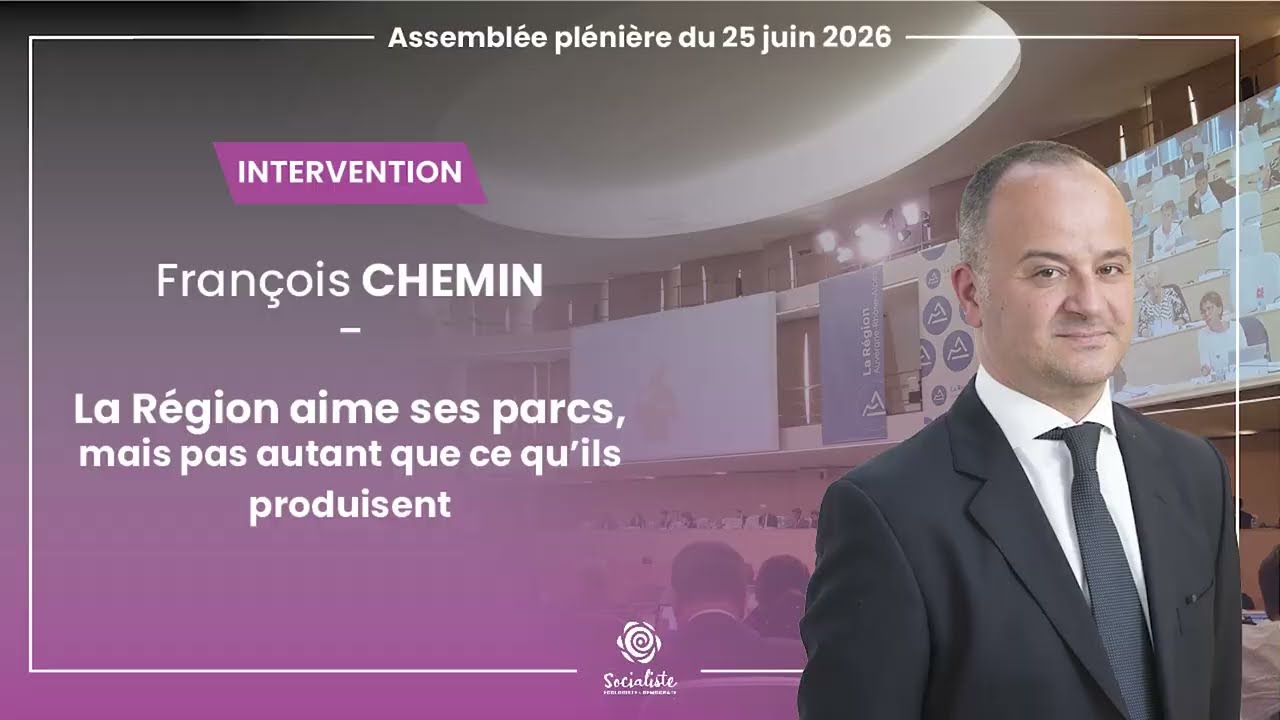 La Région aime ses parcs, mais pas autant que ce qu'ils produisent - François CHEMIN