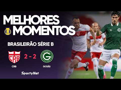 Gols e melhores lances de CRB x Goiás