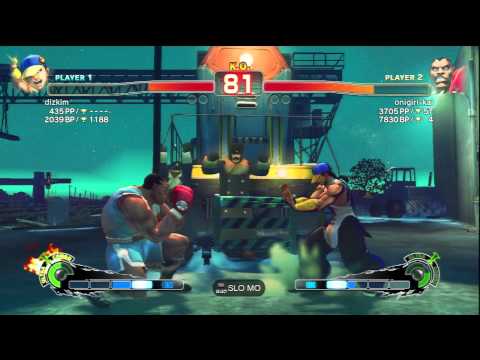 dizkim (Yun) Vs onigiri-kai (Balrog) SSF4 AE Ranked Matches - PSN