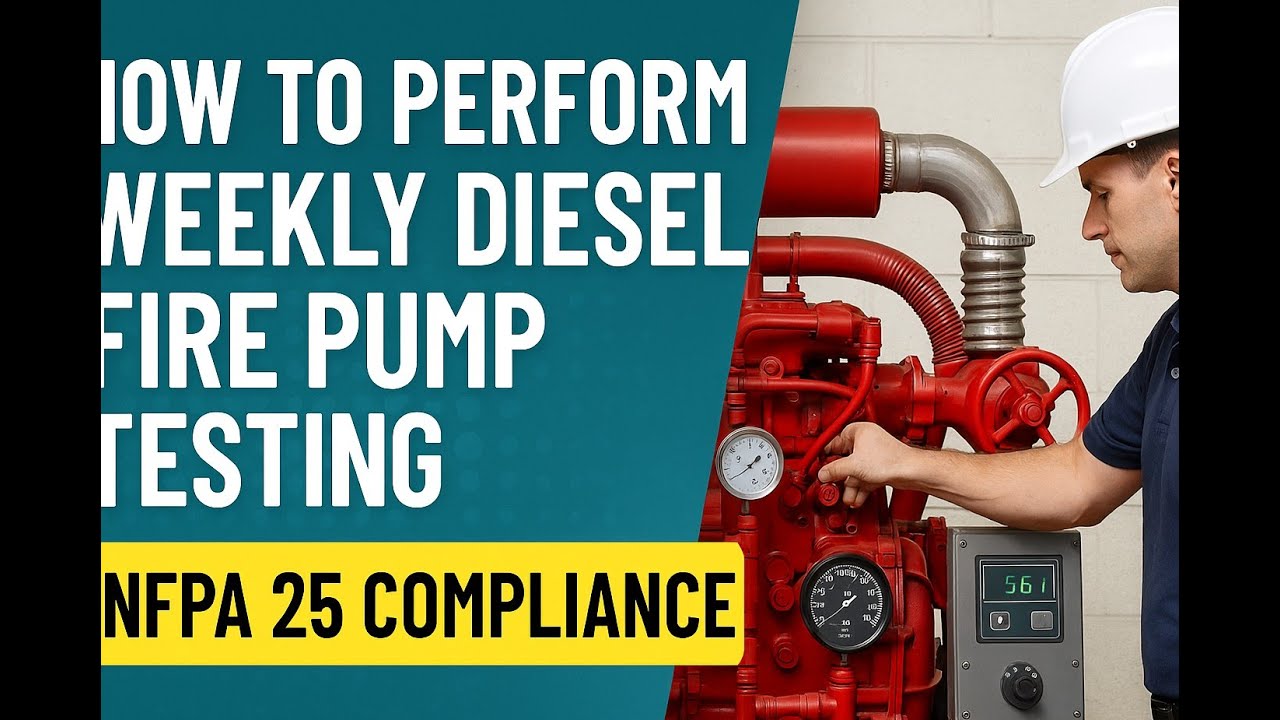 How to Perform Weekly Diesel Fire Pump Testing | NFPA 25 Compliance Guide