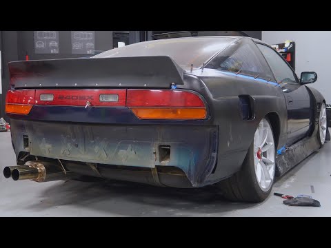 Installing Wide Body Fenders on a 240sx!
