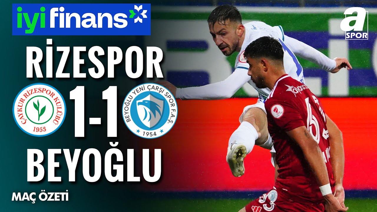 Çaykur Rizespor vs Beyoğlu Yeni Çarşı FAŞ Highlights