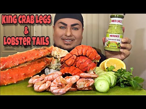 GIANT Alaskan King Crab Legs & Lobster Tails | HERDEZ...