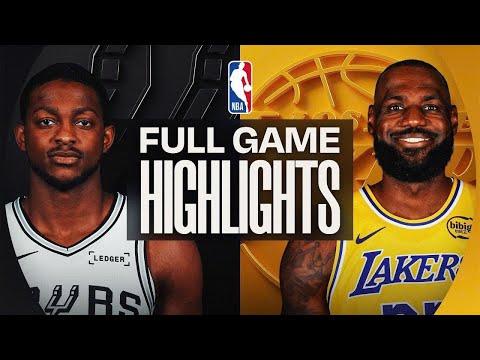 Los Angeles Lakers vs San Antonio Spurs Highlights Full Game - DEC 02 , 2025 | NBA