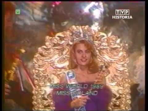 22.11.1989 Anteta Kręglicka Miss Świata. Atak zimy. Mecz Legia-Mieszko