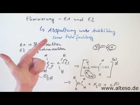 Elimination: Mechanism of E1 and E2 [Reaction mechanisms in organic chemistry]