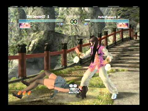 Dead or alive 4 online tournament #1: grand finals. (Evil Dancer27) vs (PerfectFantasyX) part 6.