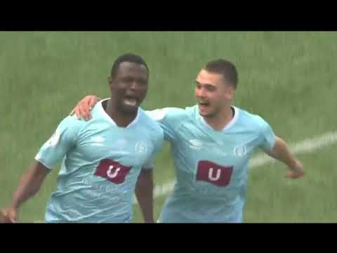 AKEEM LATIFU goal for Jerv in Norway (Obos-Ligaen)