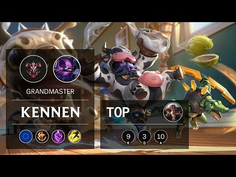 Kennen Top vs Sett - EUW Grandmaster Patch 10.1