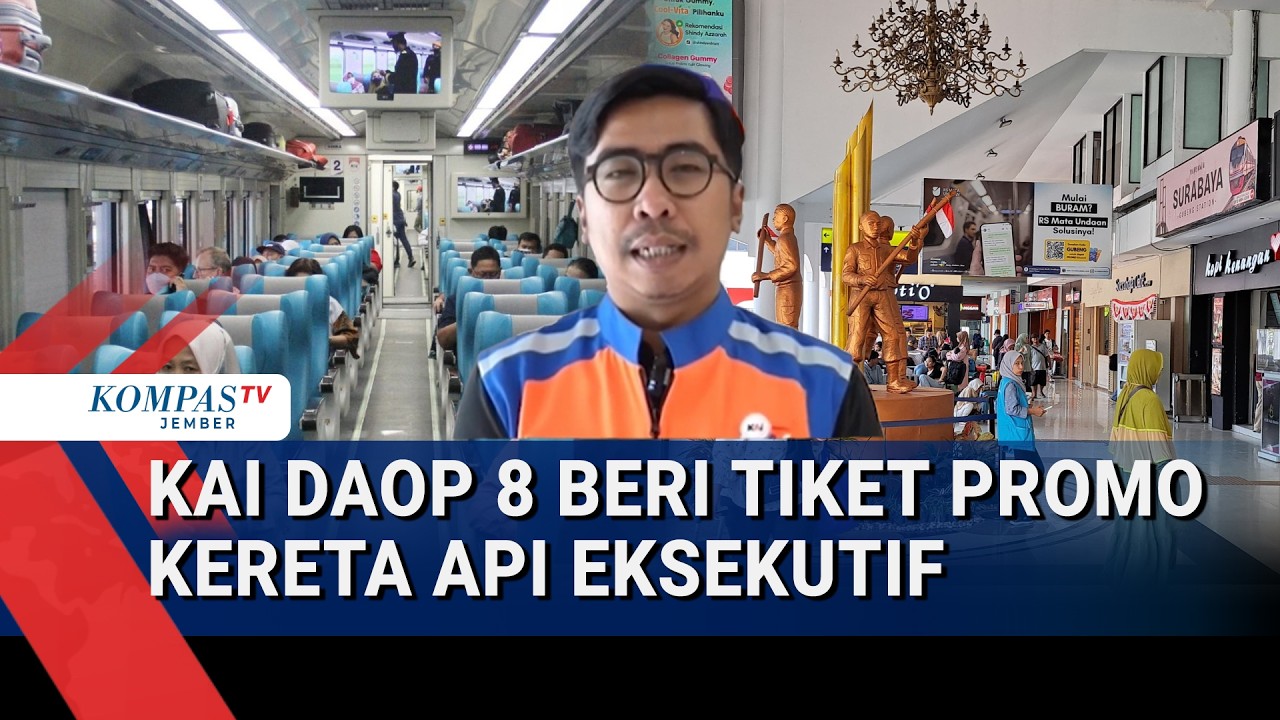Promo Tiket Kereta Lebaran 2026: KAI Daop 8 Surabaya Tebar 21 Ribu Kursi Eksekutif Murah