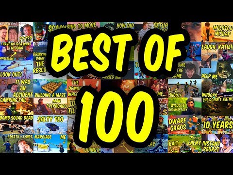 FUNNIEST MOMENTS of 100 videos - 1300th video special!