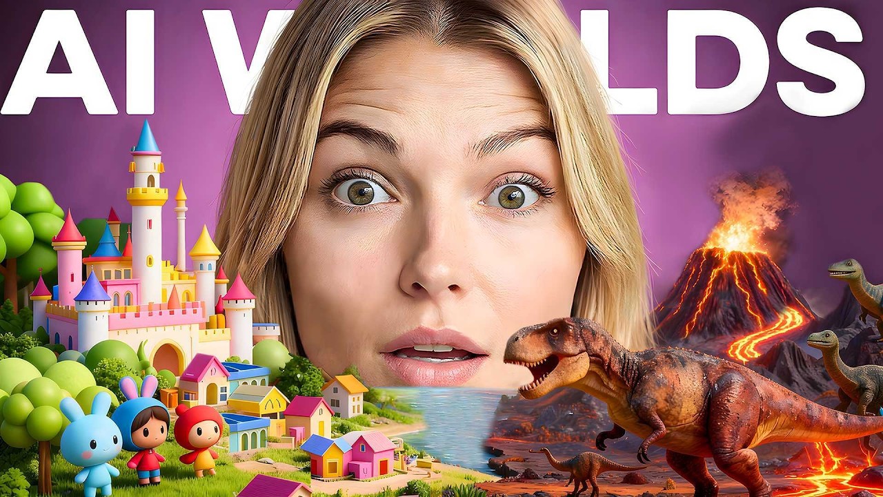 How I Create 3D Worlds with AI in 1 Prompt! (AI Worldbuilding)