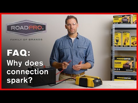 Powerdrive Inverter FAQ #1 - Why is there a spark when cables are connected?