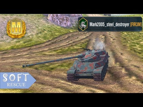 AMX 50 100: 4100 Damage , 5 Frags - WOT BLITZ -