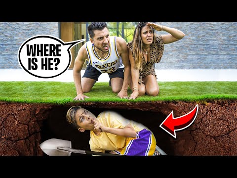 HIDING FROM MY PARENTS AT HOME! (THEY FREAKED OUT) | The Royalty Family